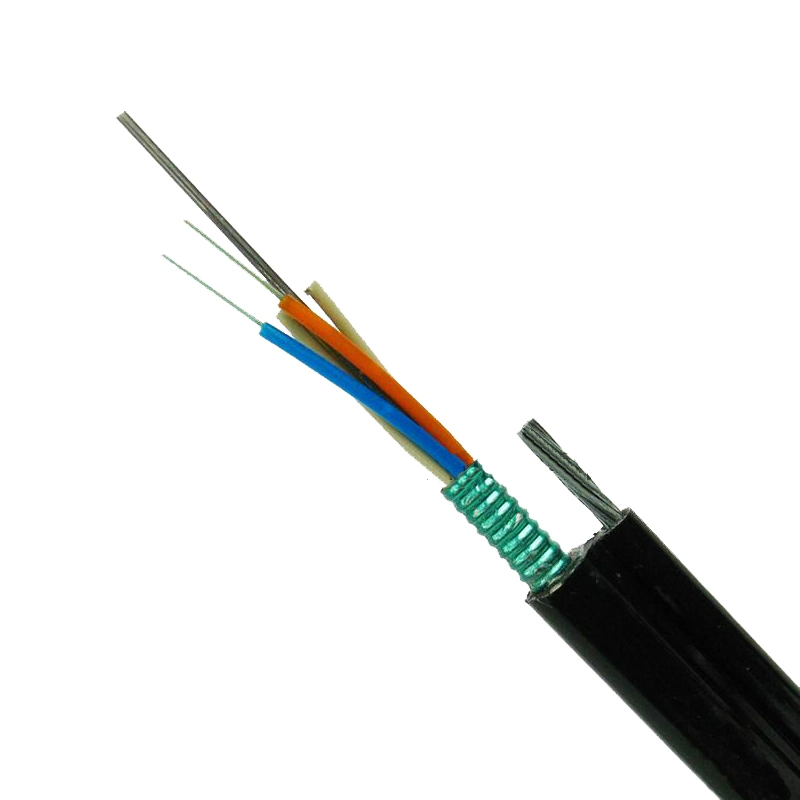 Factory Direct in Figure-8 Self Supporting Aerial Black Jacket GYTC8S Optical Optic Fiber Cable