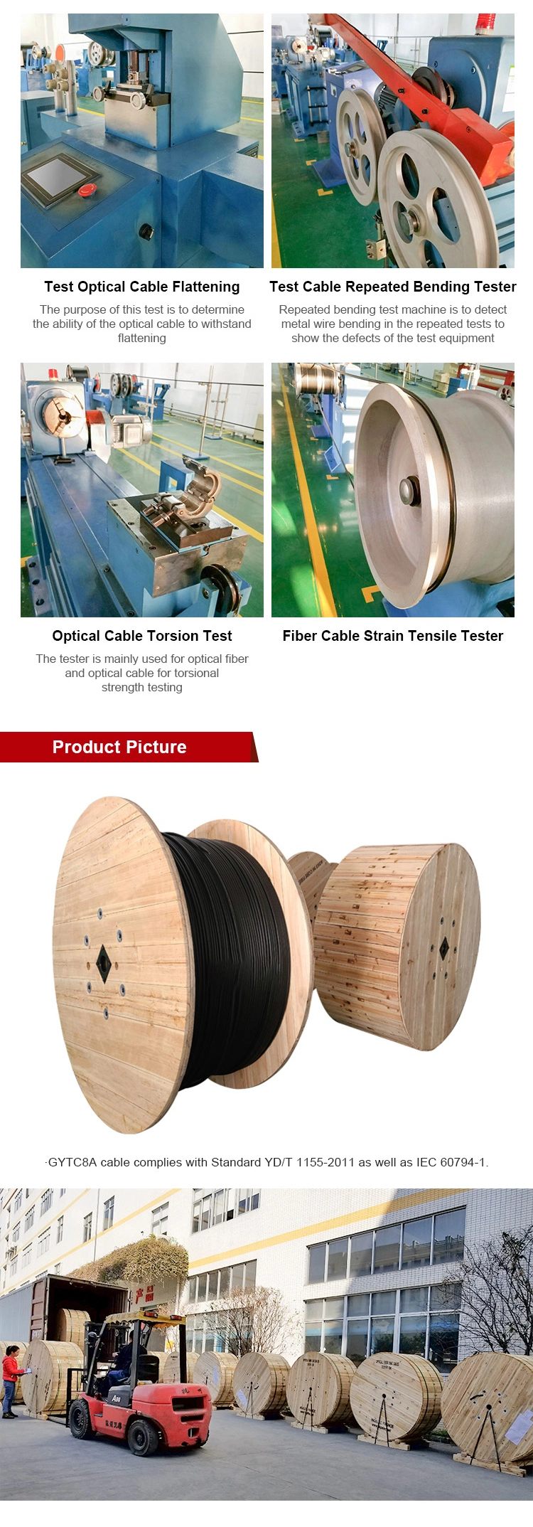 Gytc8a/GYTC8S Figure 8 Cable Self-Supporting Aerial Fiber Optic Cable