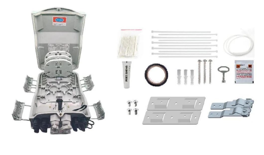 FTTX 8 Cores 16 Cores ABS Gray 2 in 4 out Optic Fiber Optical CTO Box