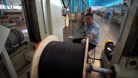 Cable óptico G652D Monomodo 144 Fibra GYFT a para antena de conducto Fabricado en China