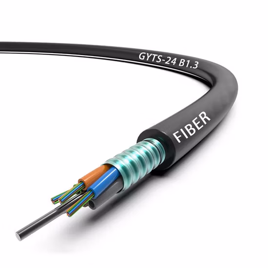 Precio de fábrica de entierro directo Tubo suelto 2-288 Cable de fibra óptica